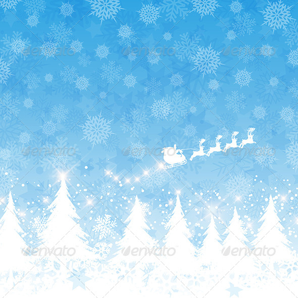 Christmas Santa Background - Christmas Seasons/Holidays