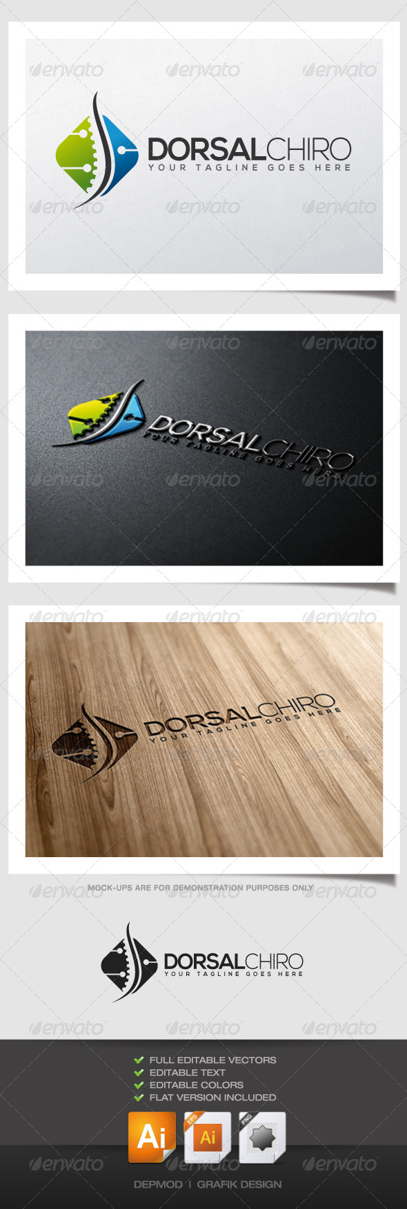 Dorsal Chiro Logo - Humans Logo Templates