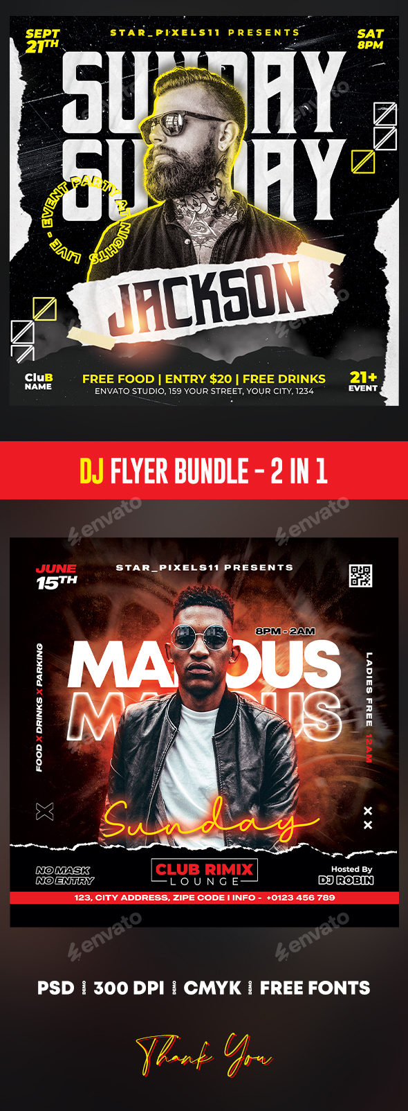DJ Flyer Bundle
