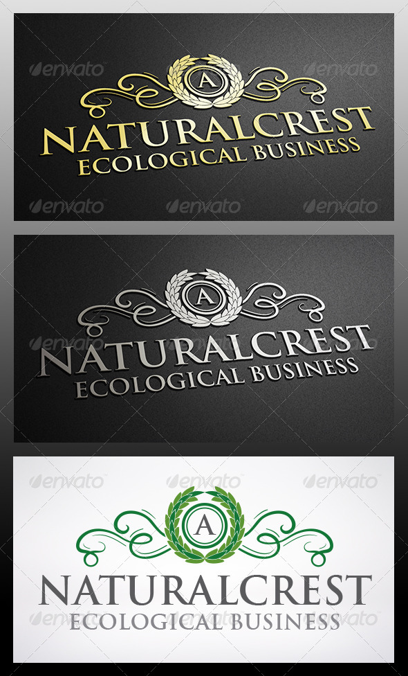 Natural Crest Logo - Crests Logo Templates