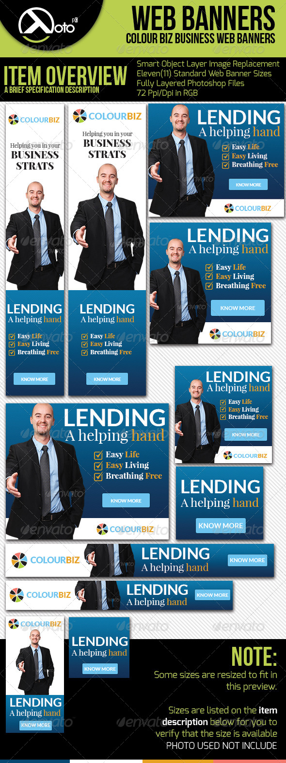 Business Consultation Web Banners - Banners & Ads Web Elements