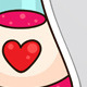 Sticker with Love Potions