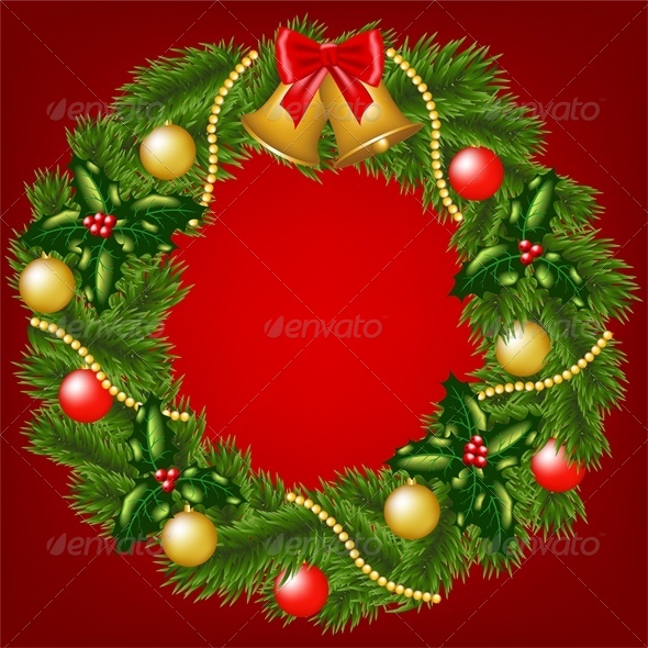 Christmas Wreath - Christmas Seasons/Holidays