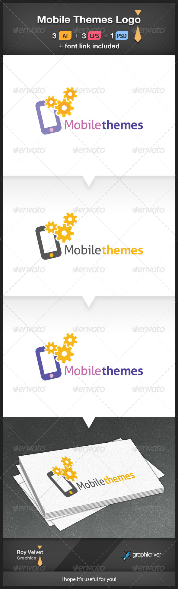 Mobile Themes Logo - Symbols Logo Templates