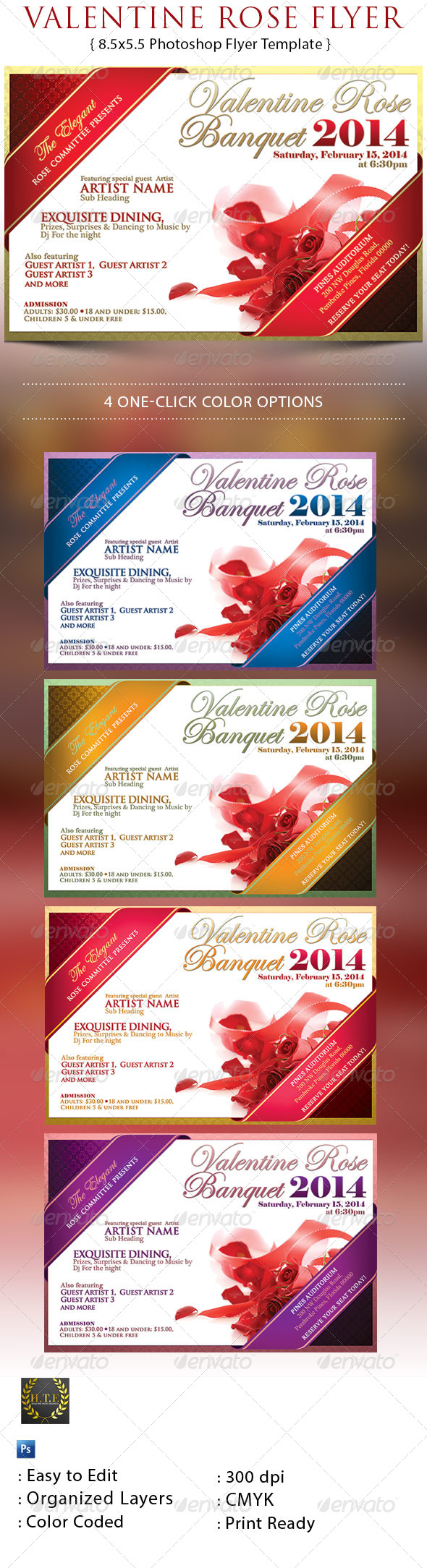 Valentine Rose Banquet - Clubs & Parties Events