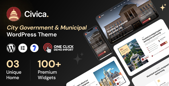 Civica – City Government & Municipal WordPress Theme