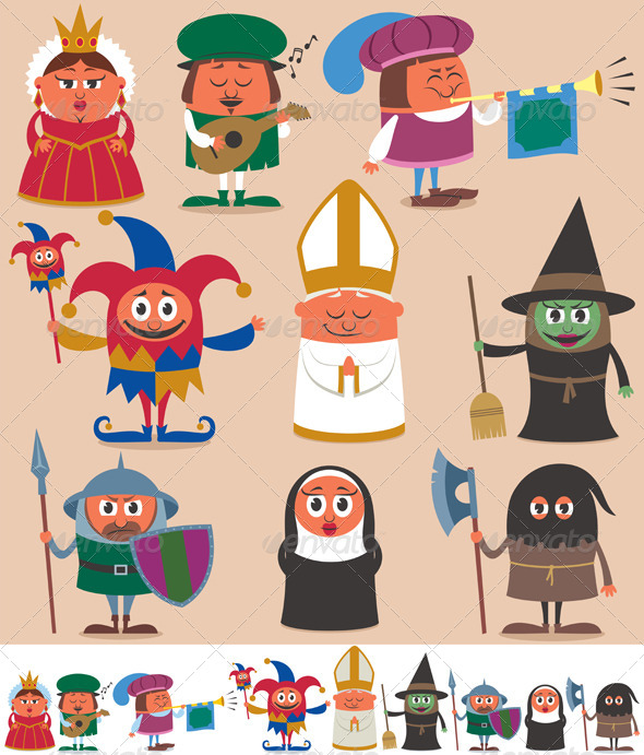 Medieval People 2 - People Characters