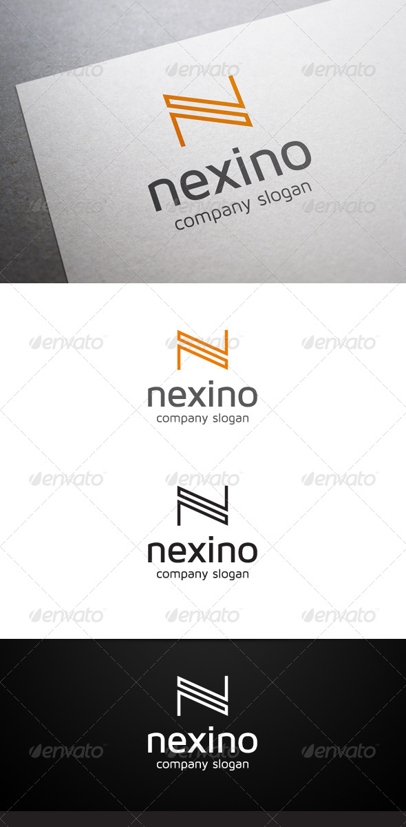 Nexino N Letter Logo - Letters Logo Templates