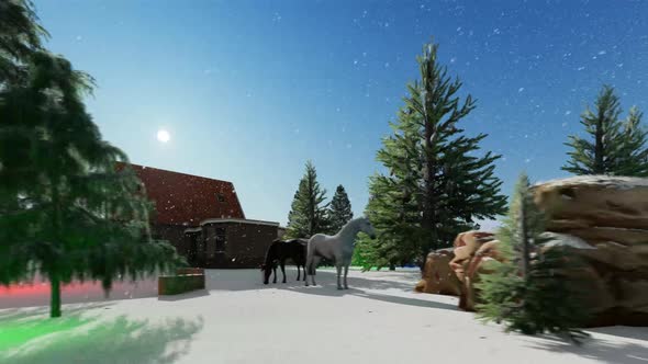 Winter Background Loopabel 4k alt