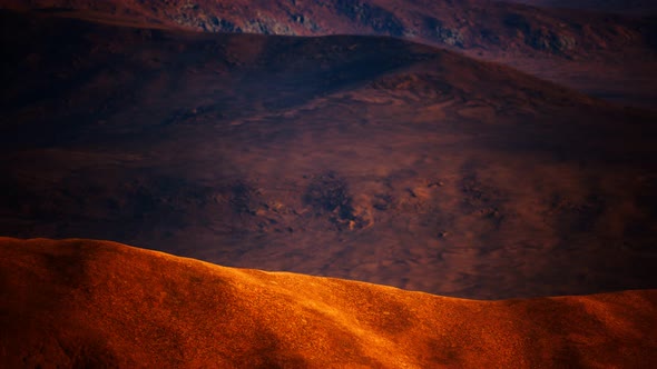 Aerial of Red Sand Dunes in the Namib Desert alt
