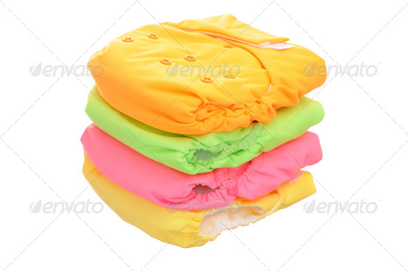 Cloth diaper - Stock Photo - Images