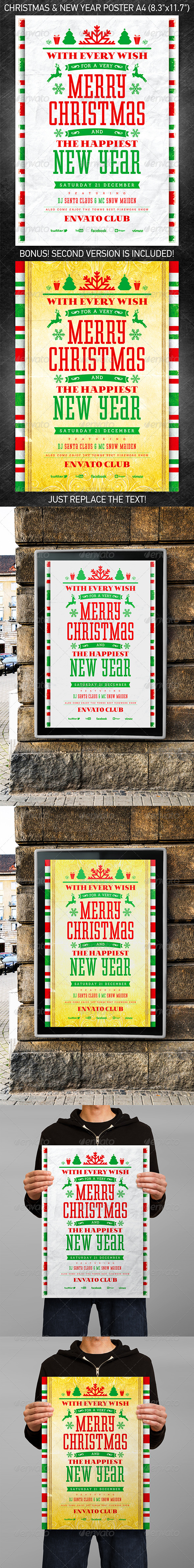 Christmas & New Year poster vol.2 - Holidays Events