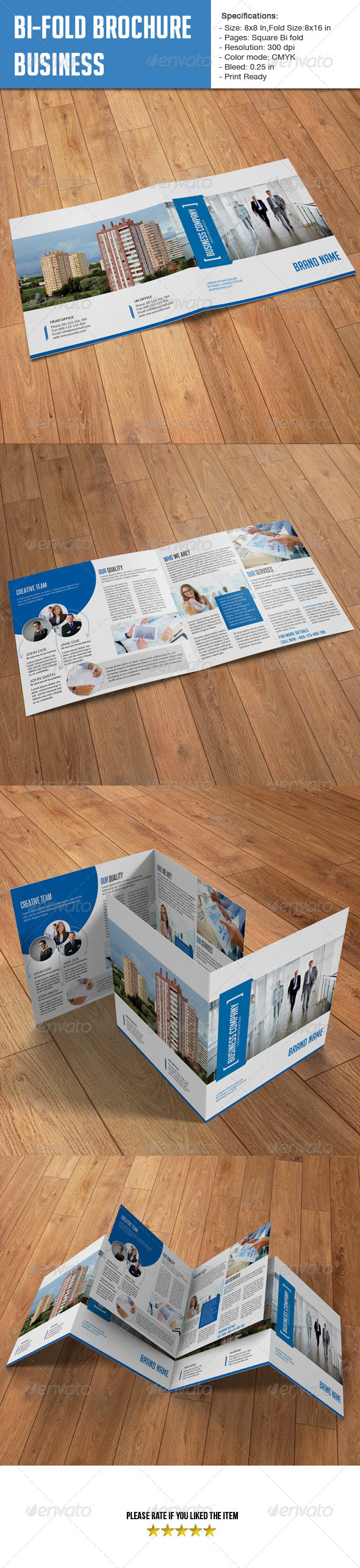 Square Bifold - Business - Corporate Brochures
