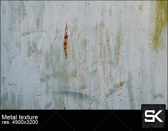 Painted Rusty Metal - Metal Textures
