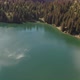 Aerial of beautiful lake near stunning mountainside in Switzerland - VideoHive Item for Sale