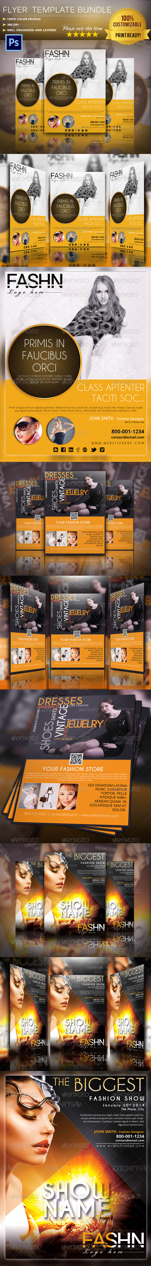 Fashion Flyer/Poster Bundle - Commerce Flyers