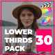 Modern Lower Thirds Pack | FCPX - VideoHive Item for Sale