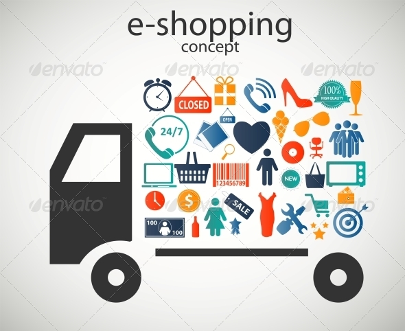 E-Shopping Concept - Web Technology