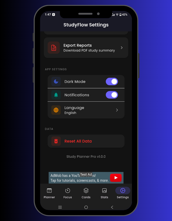 StudyFlow - AI Premium Study Planner & Pomodoro Focus Timer by BurhanStore