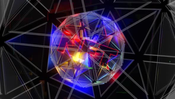 Vj Loop Animation Of Nft Rotation In A Crystal Ball 02 alt
