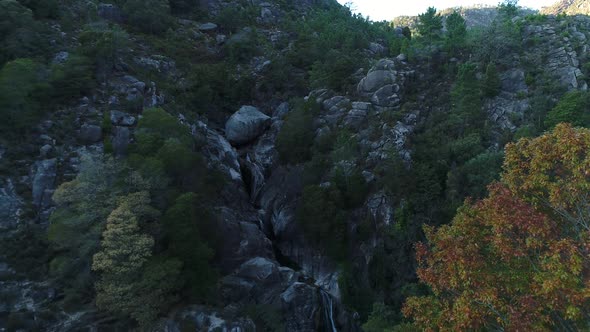 Portuguese Cascades, Natural Pools on Steep Rocks, Arado Waterfall alt