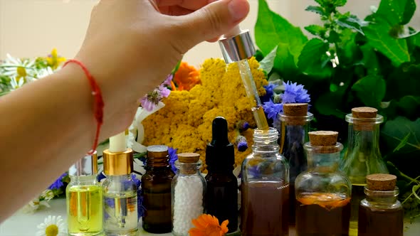 Herbal Tinctures Homeopathy with Medicinal Herbs alt