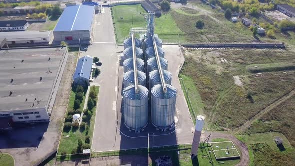 Modern Agro Processing Complex with Grain Elevator