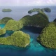 Aerial Footage of a Limestone Islands in Rock Islands Palau - VideoHive Item for Sale