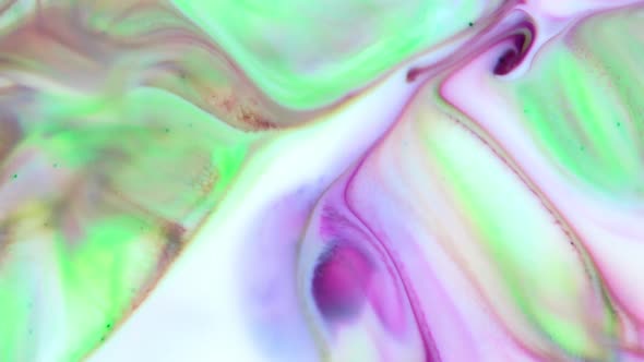 Colorful Liquid Ink Colors Blending Burst Swirl Fluid 29