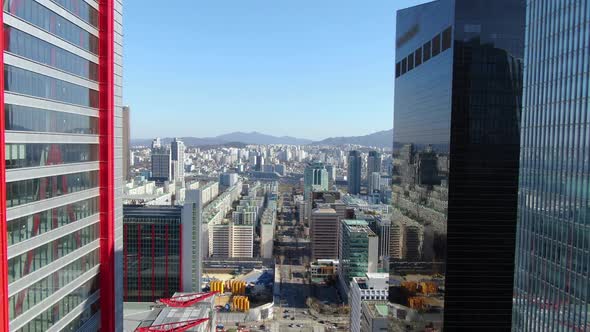Seoul Yeouido Financial Building Drone