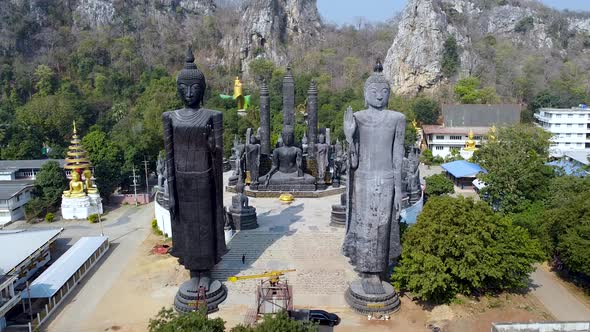 Lava Stone Buddha Statue Huge
