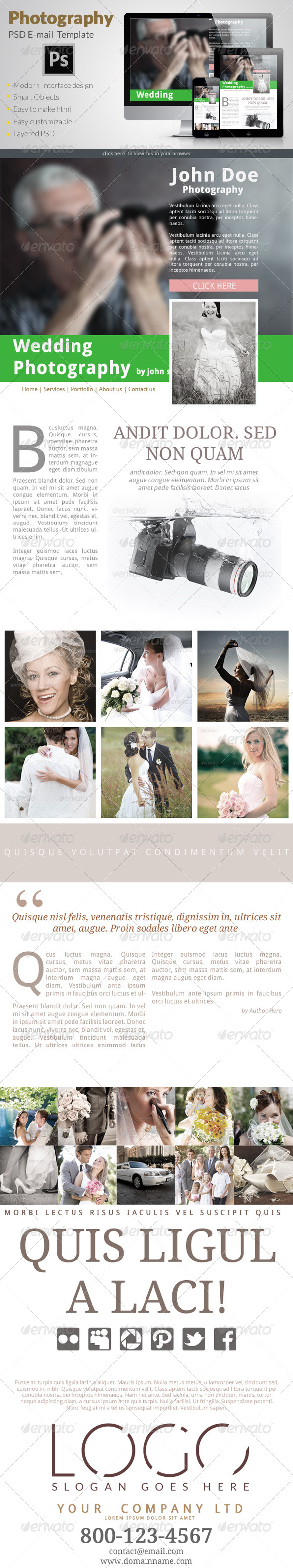 Photography E-Newsletter - E-newsletters Web Elements