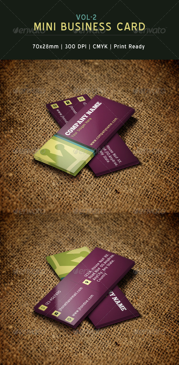 Creative Mini Business Card 2 - Creative Business Cards