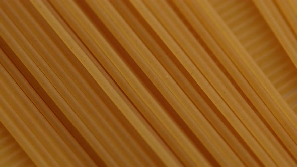 Dry Pasta Closeup Rotate in a Circle