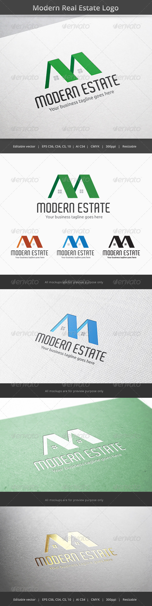 Modern Real Estate Logo