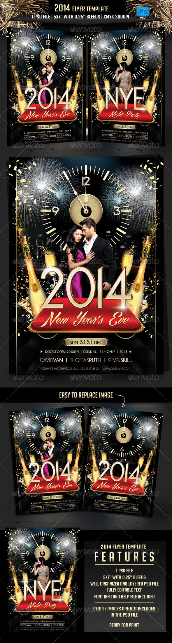 2014 Flyer Template - Flyers Print Templates