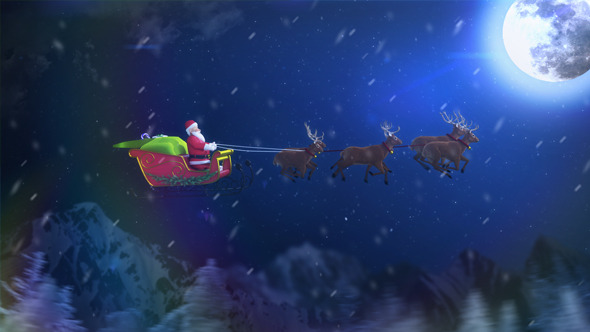 Christmas Background, Motion Graphics | VideoHive