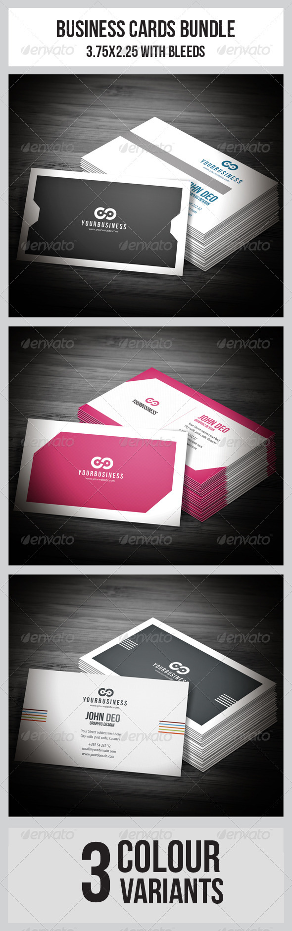 Business Cards Bundle - Corporate Business Cards