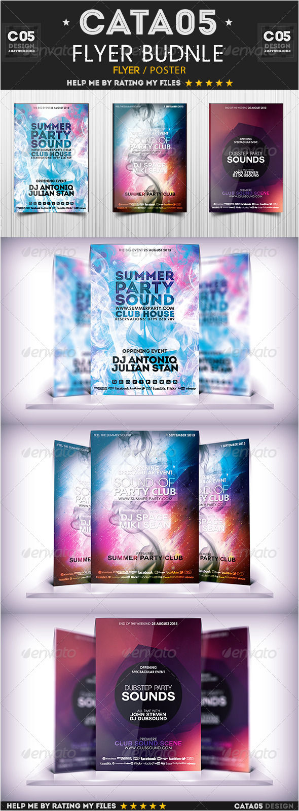 Flyer Bundle Pack 4 - Events Flyers