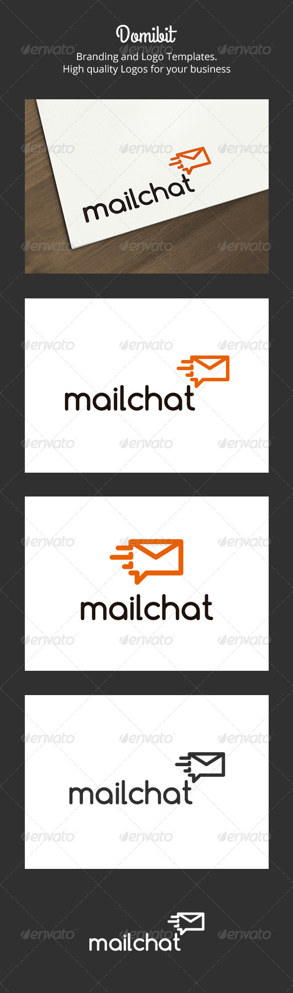 Mail Chat Logo - Objects Logo Templates