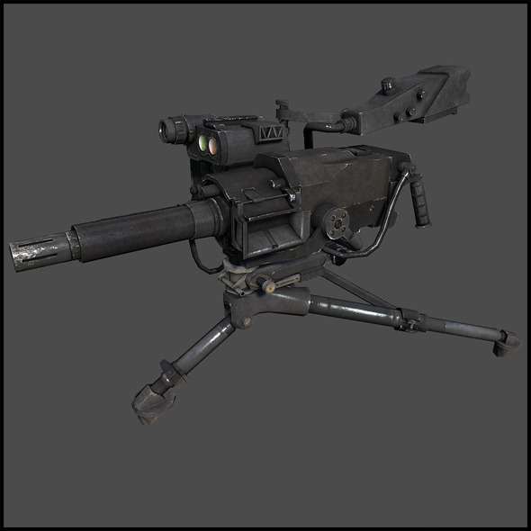 Mk 47 Striker - 40 mm automatic grenade launcher - 3DOcean Item for Sale