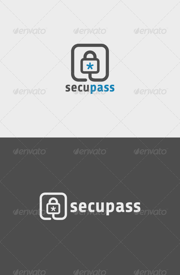 Secu Pass Logo - Objects Logo Templates