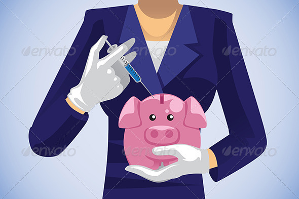 Healthcare Savings Concept - Conceptual Vectors