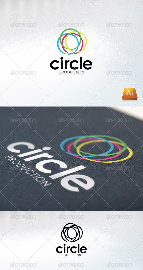 Circle Production - Abstract Logo Templates
