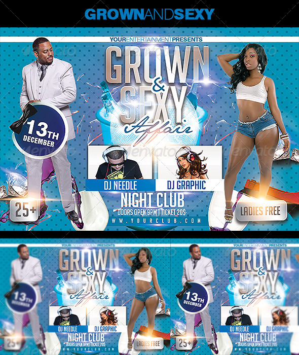Grown and Sexy Affair - Clubs & Parties Events
