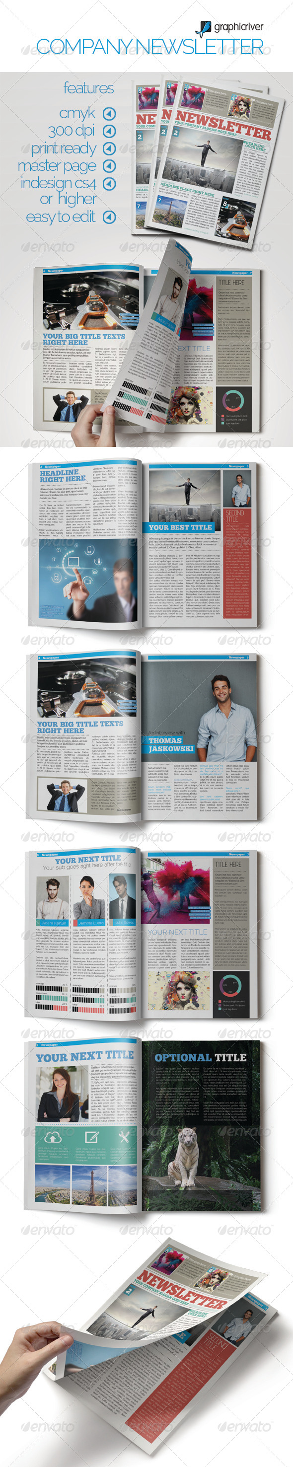 Smart Company Newsletter - Newsletters Print Templates