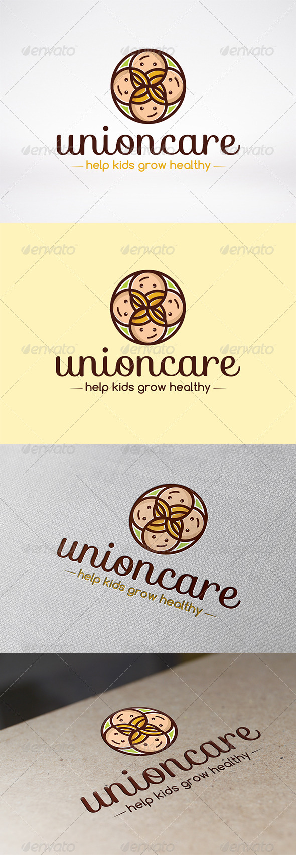 Unity Care Logo Template - Humans Logo Templates