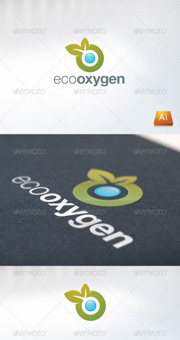 ecooxygen - Abstract Logo Templates