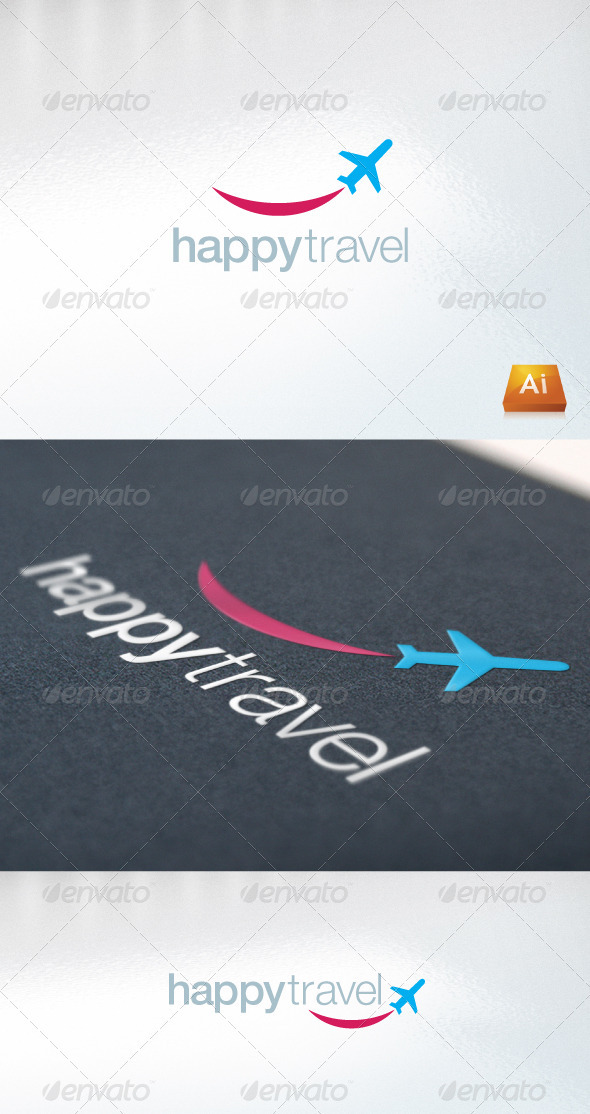 Happytravel - Abstract Logo Templates