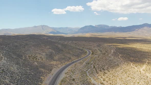 Desert Mountains Winding Road